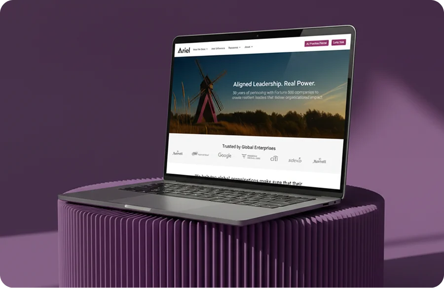 Ariel ecommerce website design converted to HTML