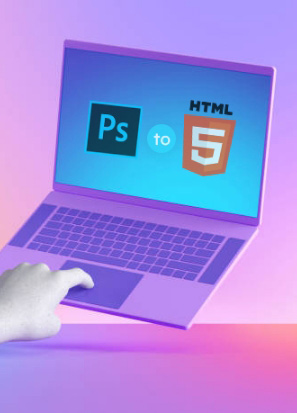 Adobe XD, Sketch, Figma, PSD to HTML Conversion